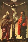 Hendrick Terbrugghen The Crucifixion with the Virgin and St.John oil painting on canvas